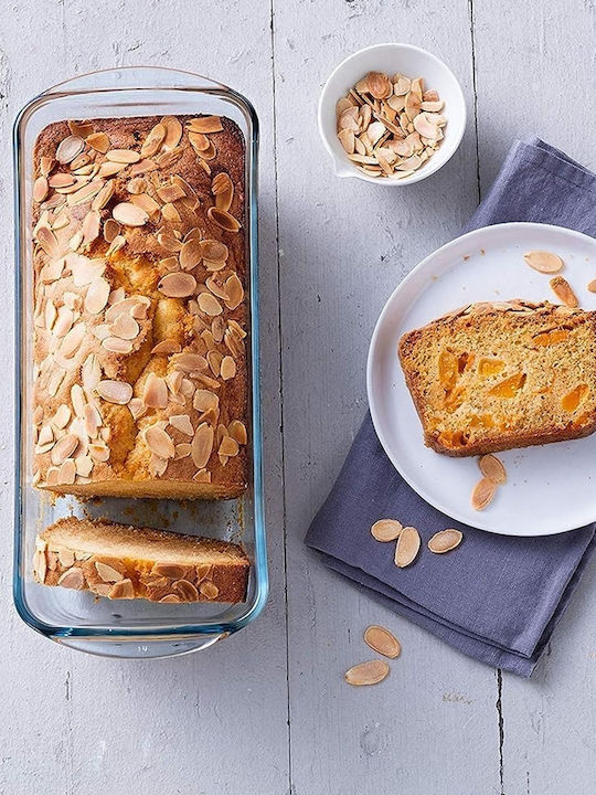 Pyrex Φόρμα Ζαχαροπλαστικής για Κέικ Ορθογώνια Γυάλινη 28x12εκ.