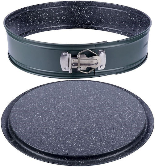 Nava Non-stick Aluminum Cake Baking Pan with Removable Bottom Imperial Black 28x28cm
