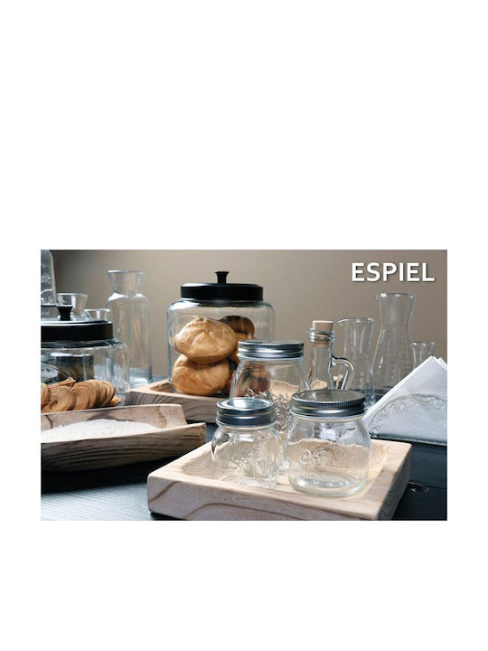 Espiel Village Γυάλινη Καράφα Σερβιρίσματος 17εκ. Διάφανη 250ml 12τμχ