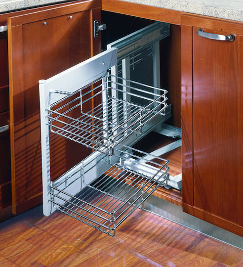Kitchen Mechanism Lemi Magic Corner Brake Door 60cm Left Opening 238-46235bsx60 Depth 500mm