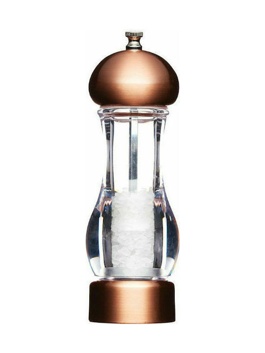 Kitchen Craft MC Copper Χειροκίνητος Μύλος Αλατιού Πλαστικός σε Χάλκινο Χρώμα 19cm