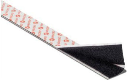 Velcro Stick Οn Black Αυτοκόλλητη Ταινία Χριτς Χρατς Μαύρη 1mx20mm Velcro Stick Οn Black Αυτοκόλλητη Ταινία Χριτς Χρατς Μαύρη 1mx20mm