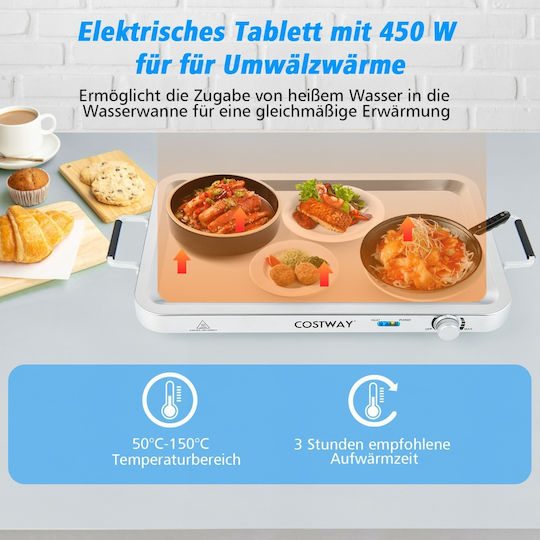 Costway Teppanyaki Σκεύος 48x26.5εκ.