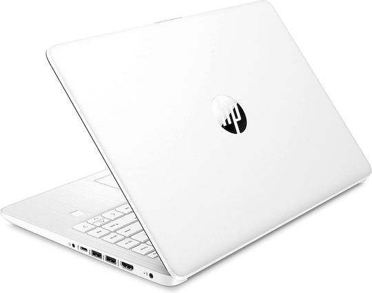 HP 14-dq3000 14" (Celeron Quad Core-N4500/4GB/64GB Flash Storage/W11 S) Snowflake White (US Keyboard)