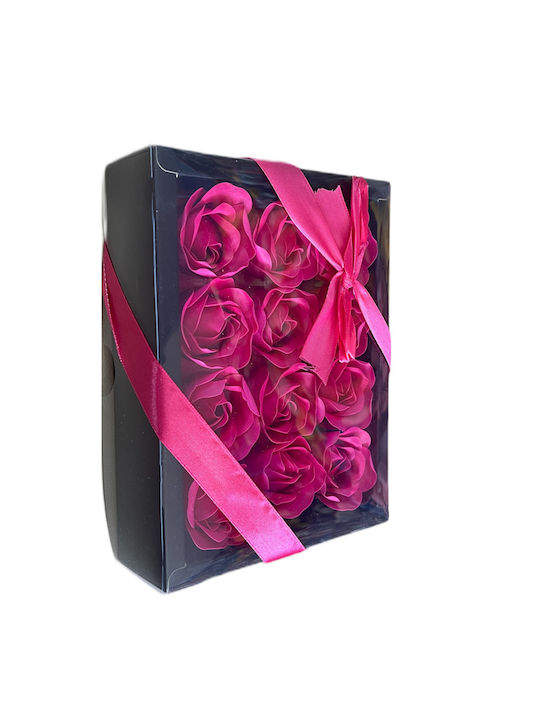 Roses Soap Red Flowers Κουτί Ροζ Φουξ Τριαντάφυλλα 20x15cm Roses Soap Red Flowers Κουτί Ροζ Φουξ Τριαντάφυλλα 20x15cm