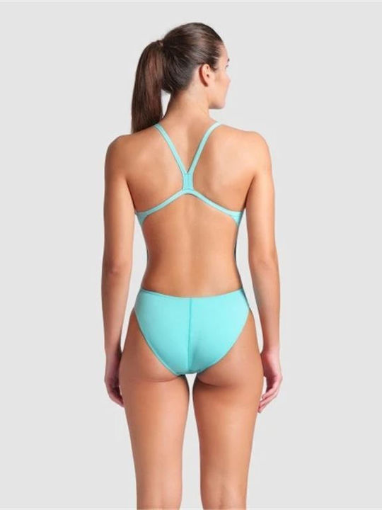 One-Piece Swimsuit Light Blue