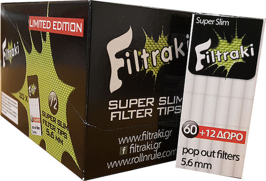 Filtraki Mini Filtertips Einfach 5.6mm 72x20Stk Limitierte Auflage