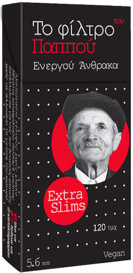 Του Παππού Extra Slim Ενεργού Άνθρακα 120 Φιλτράκια