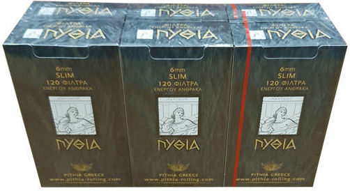Πυθία Slim Ενεργού Άνθρακα 120 Φιλτράκια 6τμχ