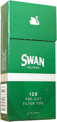 Swan Menthol Extra Slim Μέντα 120 Φιλτράκια 20τμχ