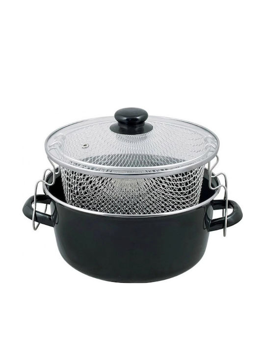 Max Home Κατσαρόλα Φριτέζα από Αλουμίνιο 5lt / 24cm