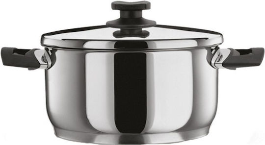 Pyramis Classic Ανοξείδωτη Ρηχή Κατσαρόλα Ατμού 4.8lt / 26cm