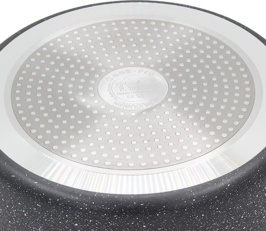 TnS Marble Deep Pot made of Aluminum 22cm