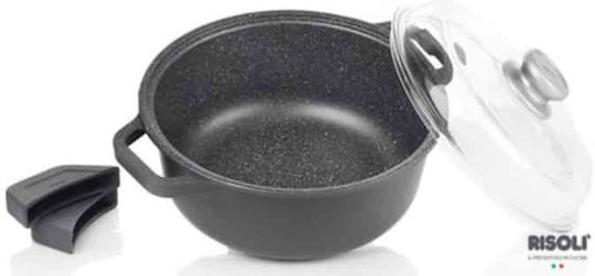 Risoli Granito Tiefer Topf aus Gussaluminium 24cm