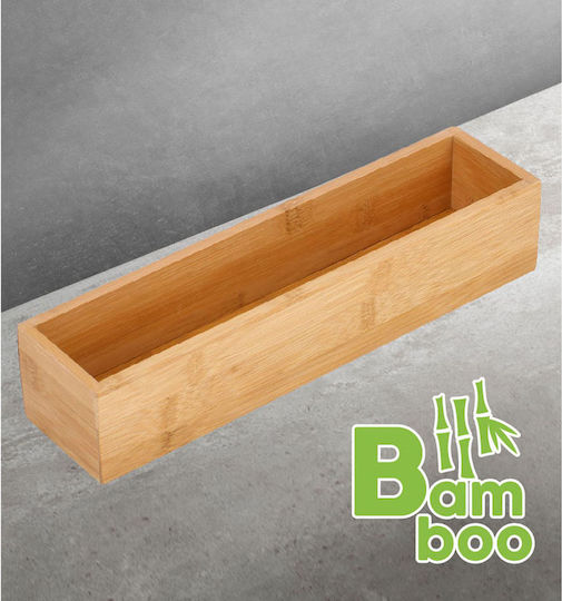 Ankor Hölzernes Aufbewahrungsbox Beige 30.5x7.5x6.8cm 1Stück