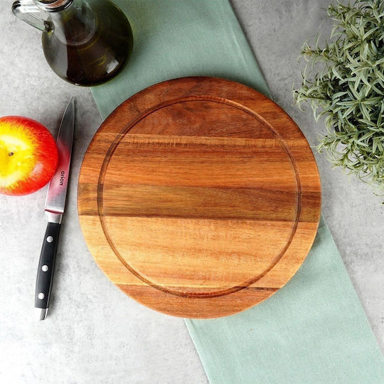 Excellent Houseware Плот за рязане Дърво Кафяв 25x25см 1бр