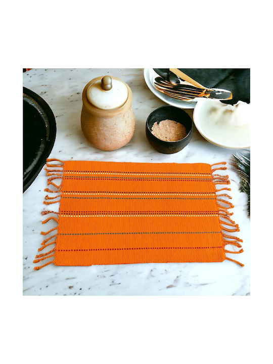 Linea Home Σουπλά Υφασμάτινο Πορτοκαλί 48x33cm
