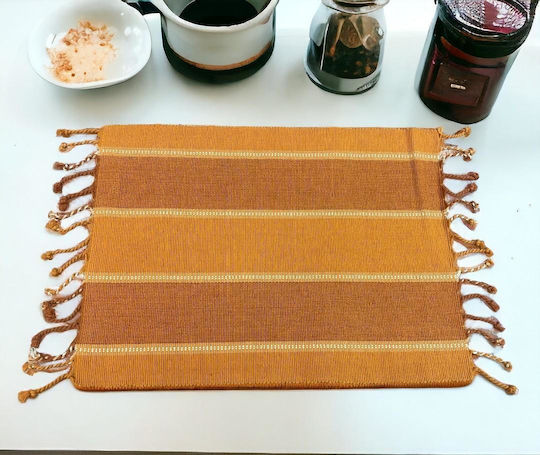 Linea Home Ν870 Σουπλά Υφασμάτινο Καφέ 48x33cm