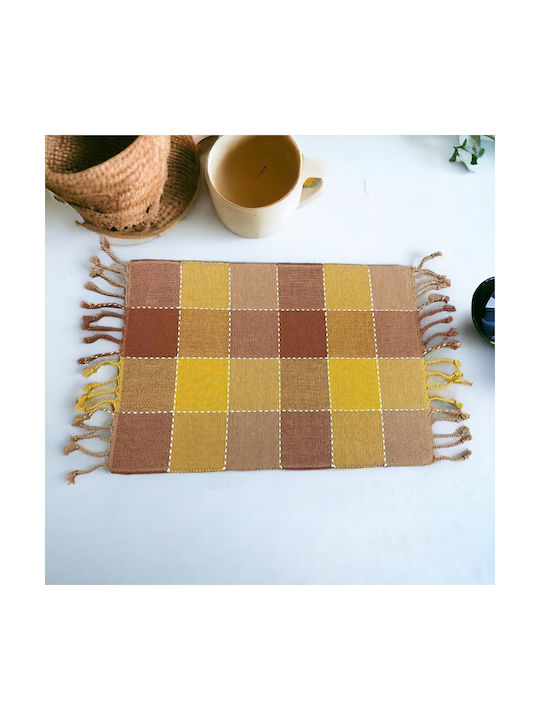 Linea Home Platzdeckchen Stoff Mehrfarbig 48x33cm 1Stück