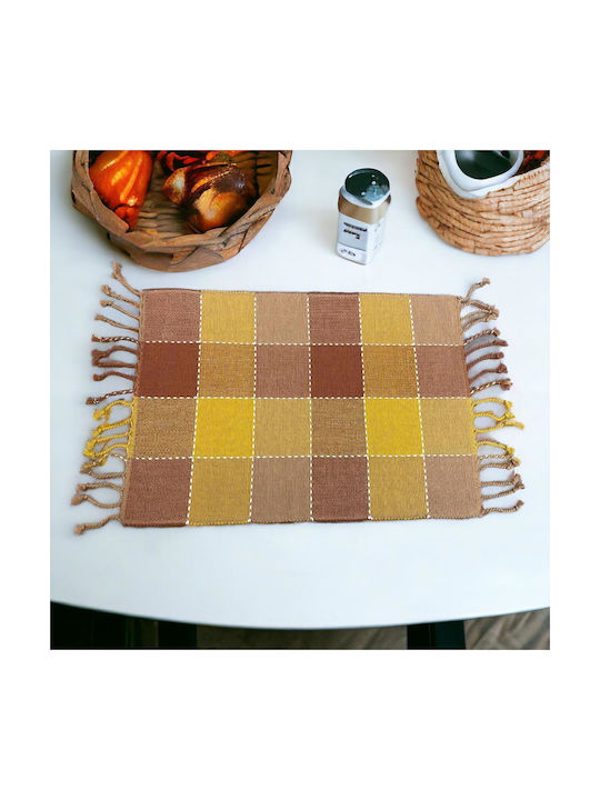 Linea Home Platzdeckchen Stoff Mehrfarbig 48x33cm 1Stück