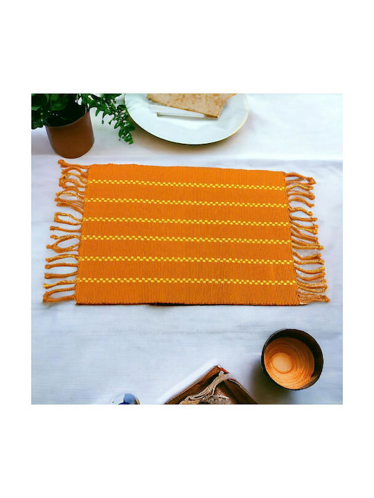 Linea Home Σουπλά Υφασμάτινο Πορτοκαλί 48x33cm
