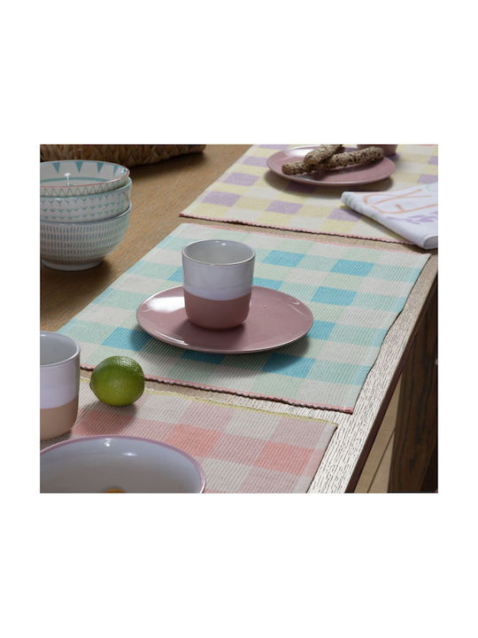 Nef-Nef Homeware Σουπλά Υφασμάτινο Μπλε 48x33cm 2τμχ
