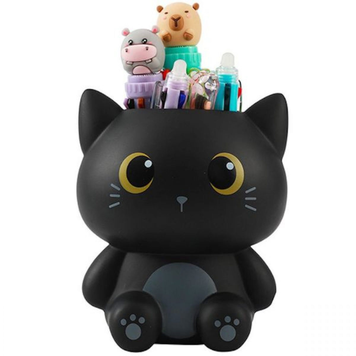 Plastic Pencil Holder Black Cat Itotal | Skroutz.mt
