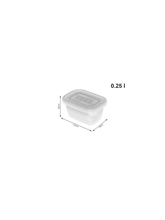 Rotho Babydesign Σετ Δοχεία Φαγητού Πλαστικά Διάφανα 7.5cm 6τμχ