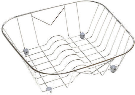 Sanitec Nr 7 Abtropfkorb Inox Silber 39x32cm