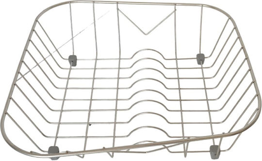 Sanitec Nr 7 Abtropfkorb Inox Silber 39x32cm