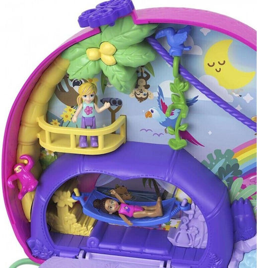 Mattel Θήκη Τσαντάκι Sloth Polly Pocket Βραδύποδας για 4+ Ετών (Διάφορα Σχέδια)