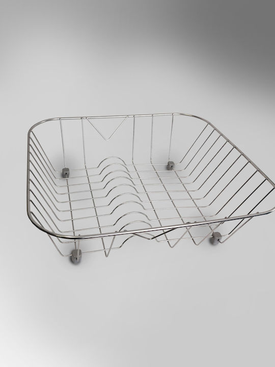 Carron Phoenix Στραγγιστήρι Γούρνας Inox Ασημί 42.5x38.5x13cm