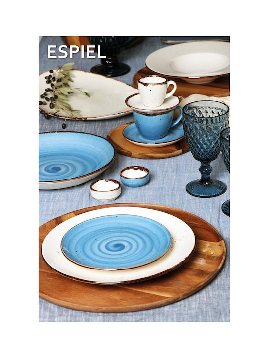 Espiel Terra Сервизна Плато от Порцелан Син 36x24.5бр 1бр