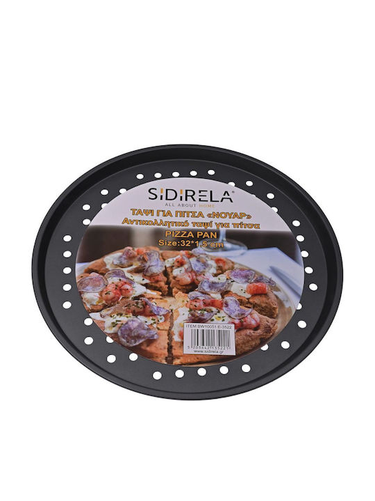 Sidirela Schwarz Backform Pizza Aluminium 32cm