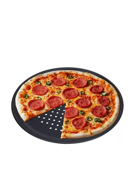 Excellent Houseware Perforated Aluminum Baking Pan with Non-Stick Interior Coating 32cm