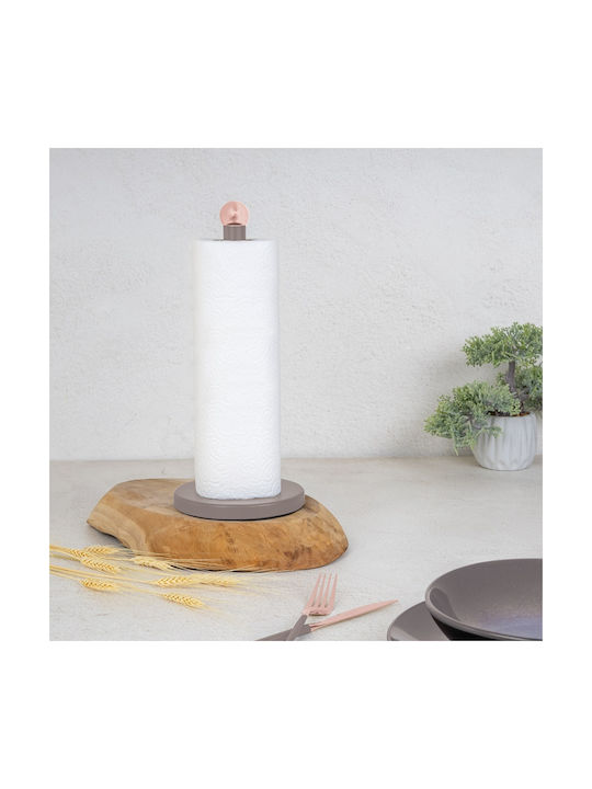 Berlinger Haus Collection Βάση για Χαρτί Κουζίνας Μεταλλική Καφέ 15cm BH-6840