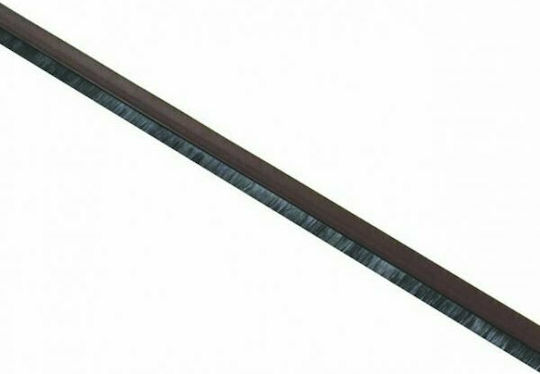 Bostik Rod Draft Stopper Door with Brush in Brown Color 1m