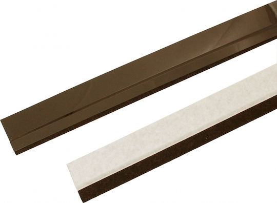 Geko Rod 50pcs Self-adhesive Fabric Draft Stopper Door / Window in Brown Color 1m