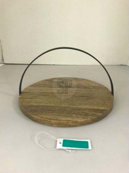 Koopman Holz Rechteckig Serviertablett mit Griffen in Braun Farbe A53400080 1Stück