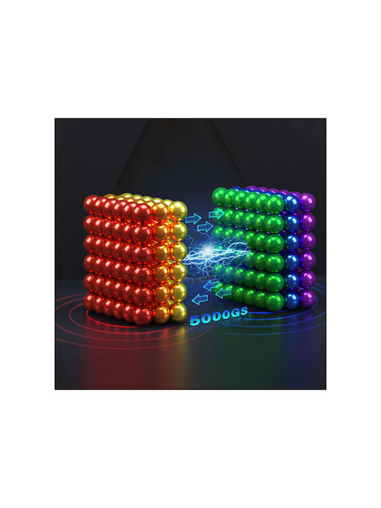 Andowl Fidget Bile Magnetice pentru Decorarea Biroului din Metal 216 Bucăți (Diverse Modele)