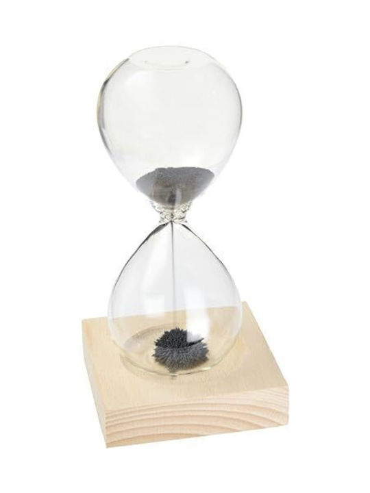 Out of the Blue Octopus Decorative Office Hourglass Made of Glass in Black Color