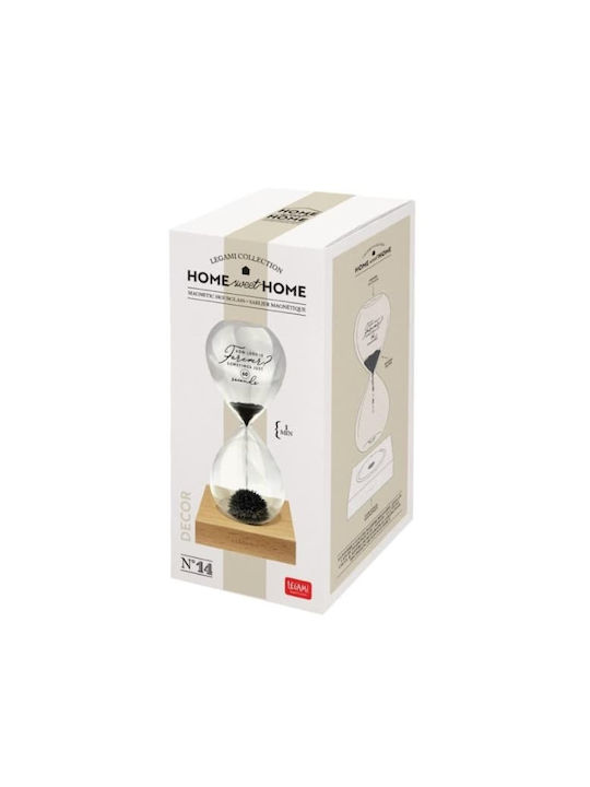 Gadget Master Διακοσμητική Κλεψύδρα Γραφείου από Γυαλί σε Μπεζ χρώμα