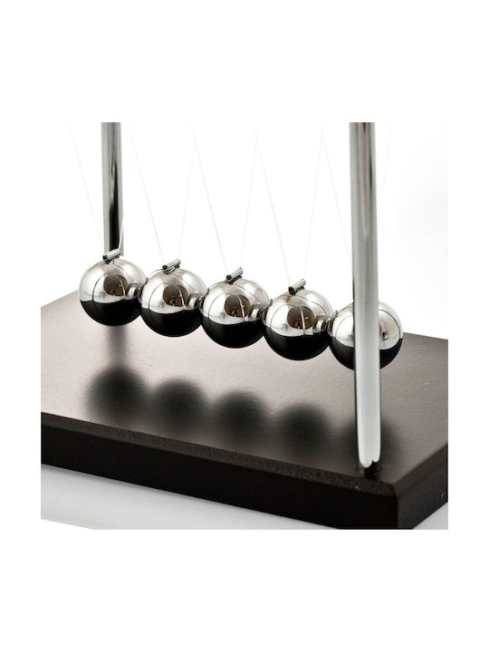 The Source Leagănul lui Newton pentru Decor de Birou din Metal 19x18.5x12.5cm în culoarea Negru