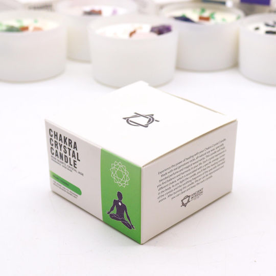 Αρωματικό Κερί Chakra Crystal Candle Heart Chakra 360g Αρωματικό Κερί Chakra Crystal Candle Heart Chakra 360g