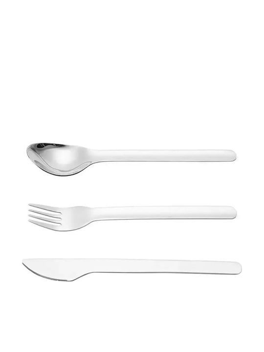 Estia Set de Tacâmuri Inoxidabil Argintiu 3buc