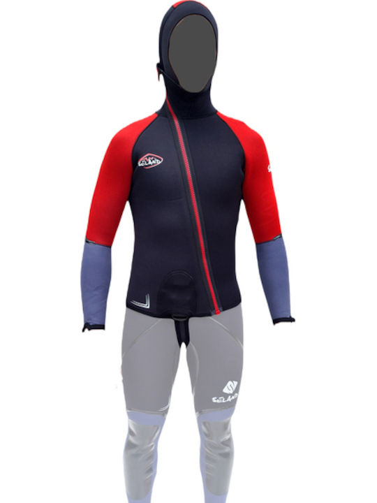 Seland Aneto Jachetă Costum Divizibil De Neopren Negru 5mm