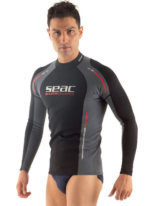 Seac Warm Guard Long Μπλούζα Κατάδυσης Μαύρη 0.5mm