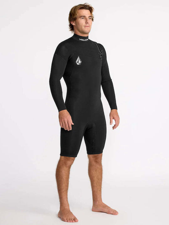 Volcom Моношорт Водолазен С цип Черен