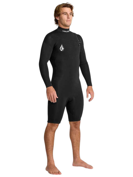 Volcom Моношорт Водолазен С цип Черен