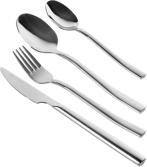 Nava Serenity Set de Tacâmuri Argintiu 24buc